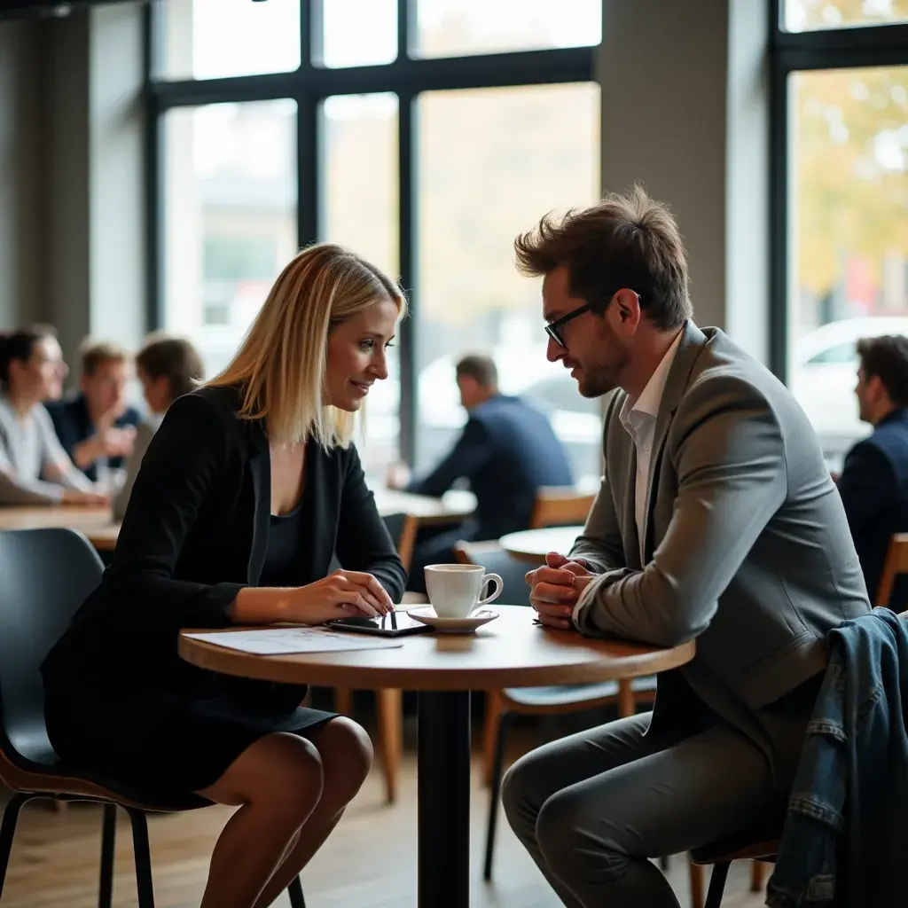 Professional business solutions illustration